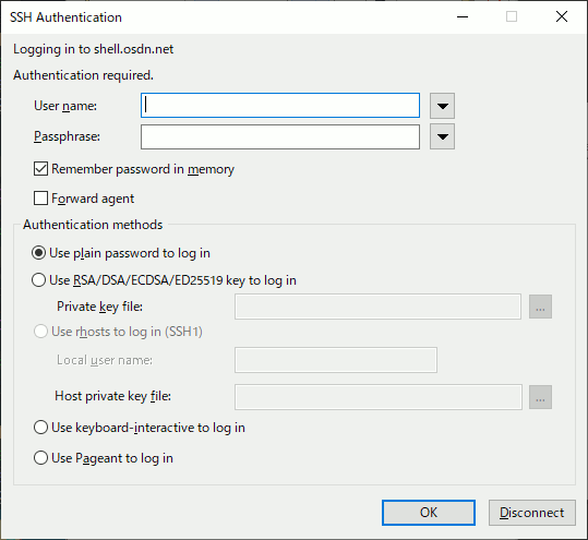 Authentication method